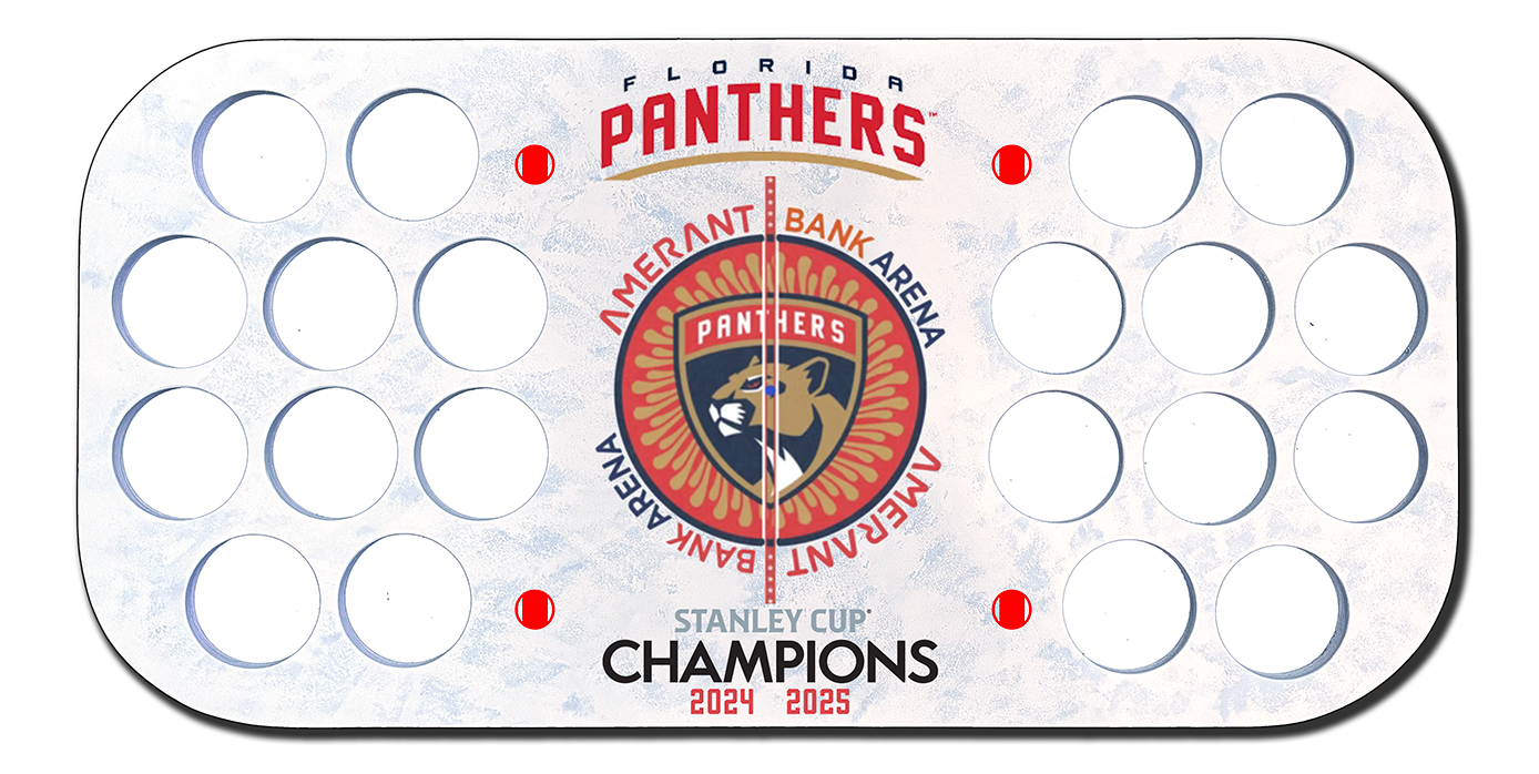 Florida Panthers 2026 Center Ice Puck Board
