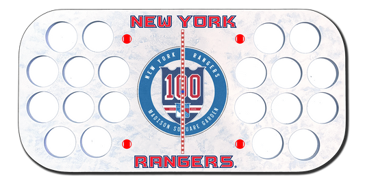 New York Rangers 2026 Center Ice Puck Board