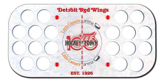Detroit Red Wings 2026 Center Ice Puck Board
