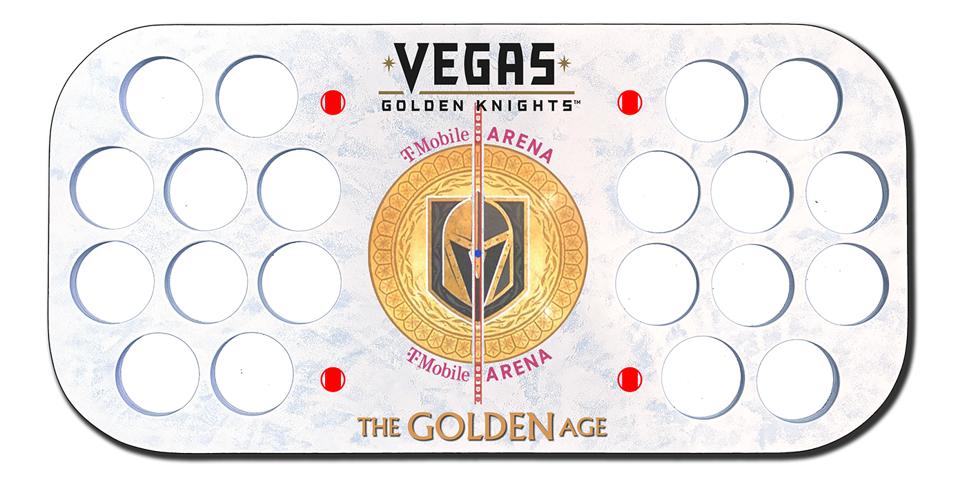 VGK 2026 Center Ice Puck Board
